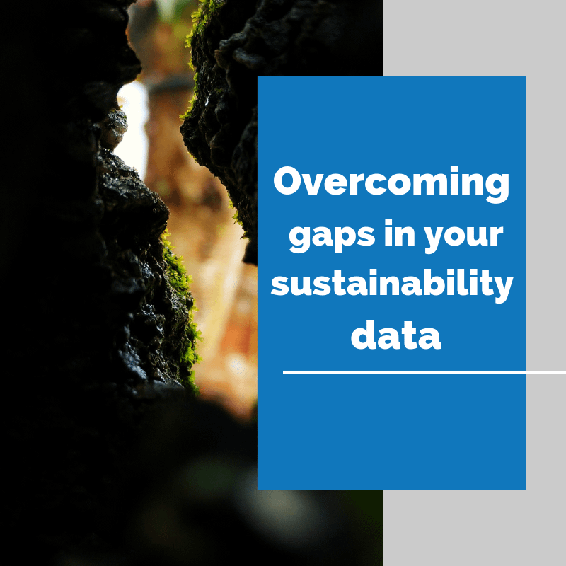 How to fill gaps in your sustainability data