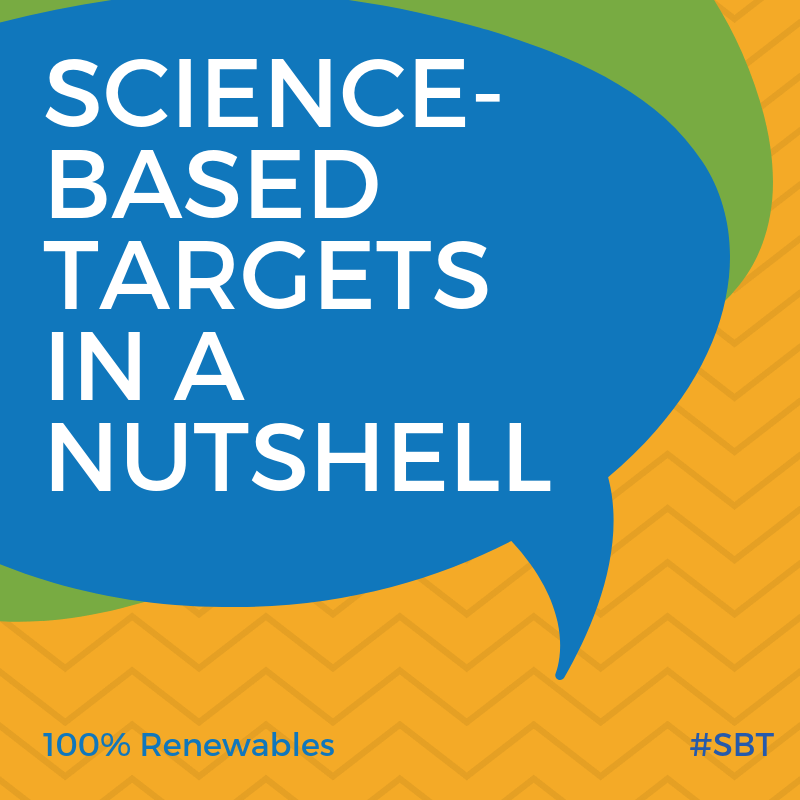 Science-based targets in a nutshell [with video]