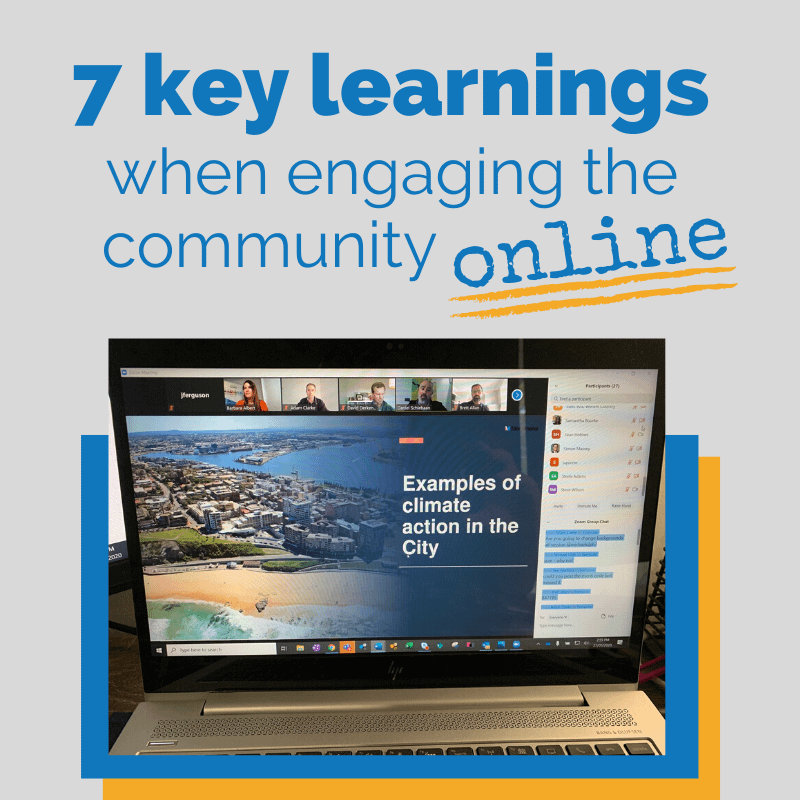 7 key learnings when engaging the  community online