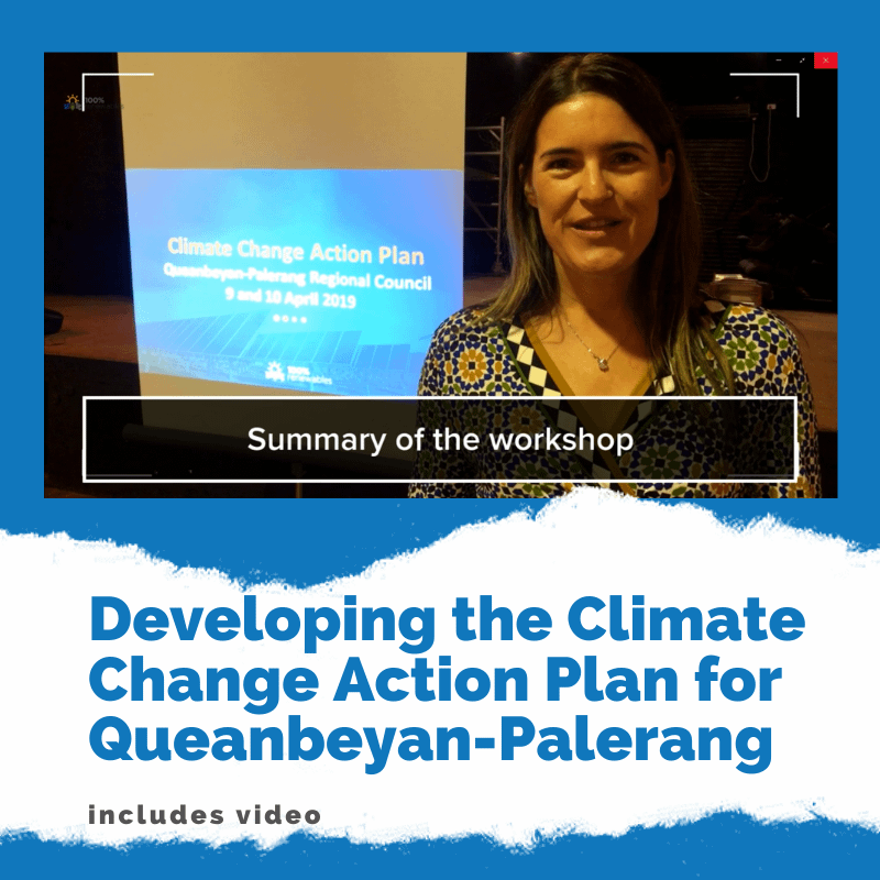 Developing the Climate Change Action Plan for Queanbeyan-Palerang [with video]